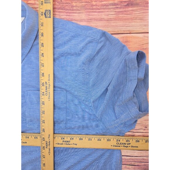 Travis Mathew Mens Blue Button-Up Polo XXL (Thin Fit) - Picture 7 of 7